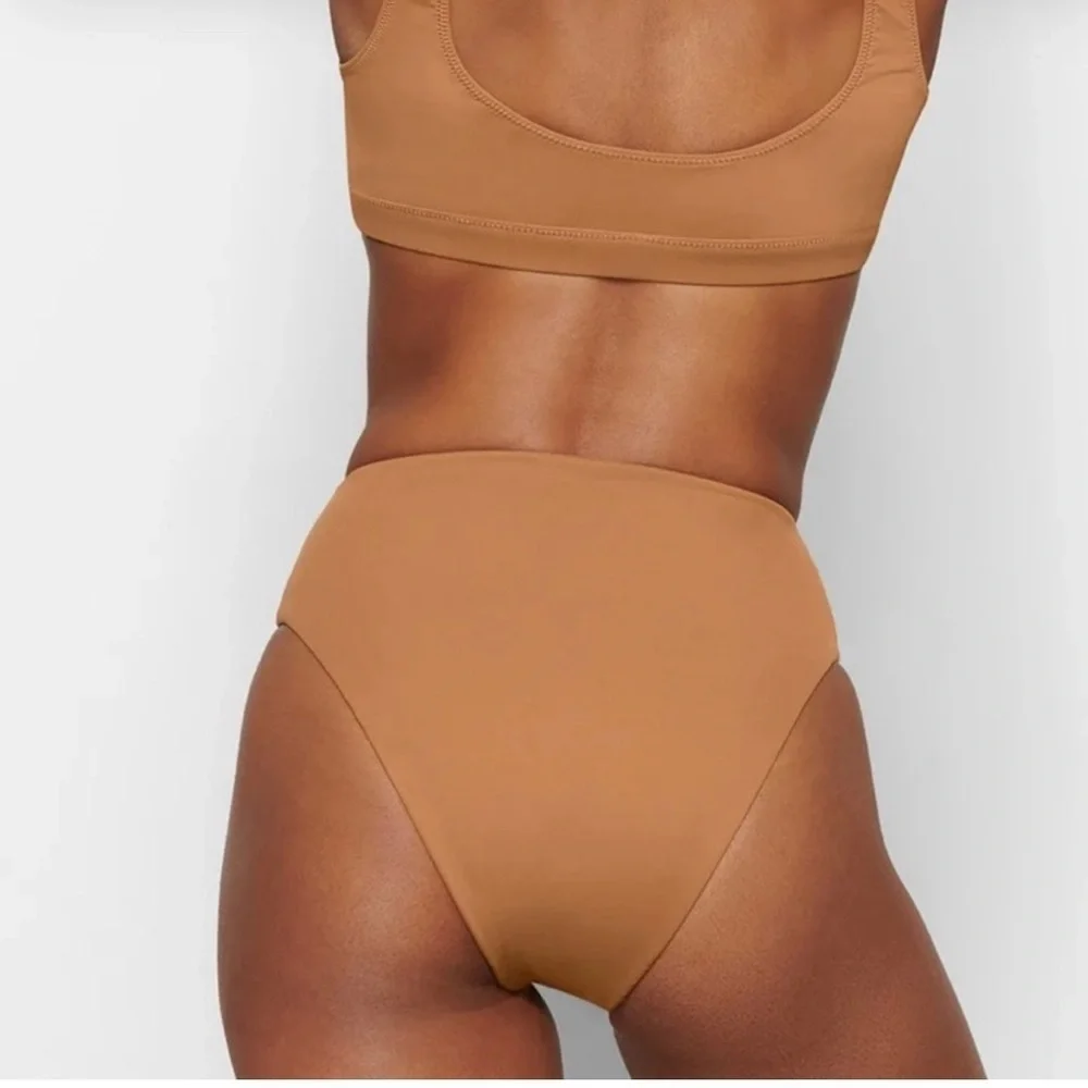 SKIMS SIGNATURE SWIM MID COVERAGE BOTTOMS SIZE XL